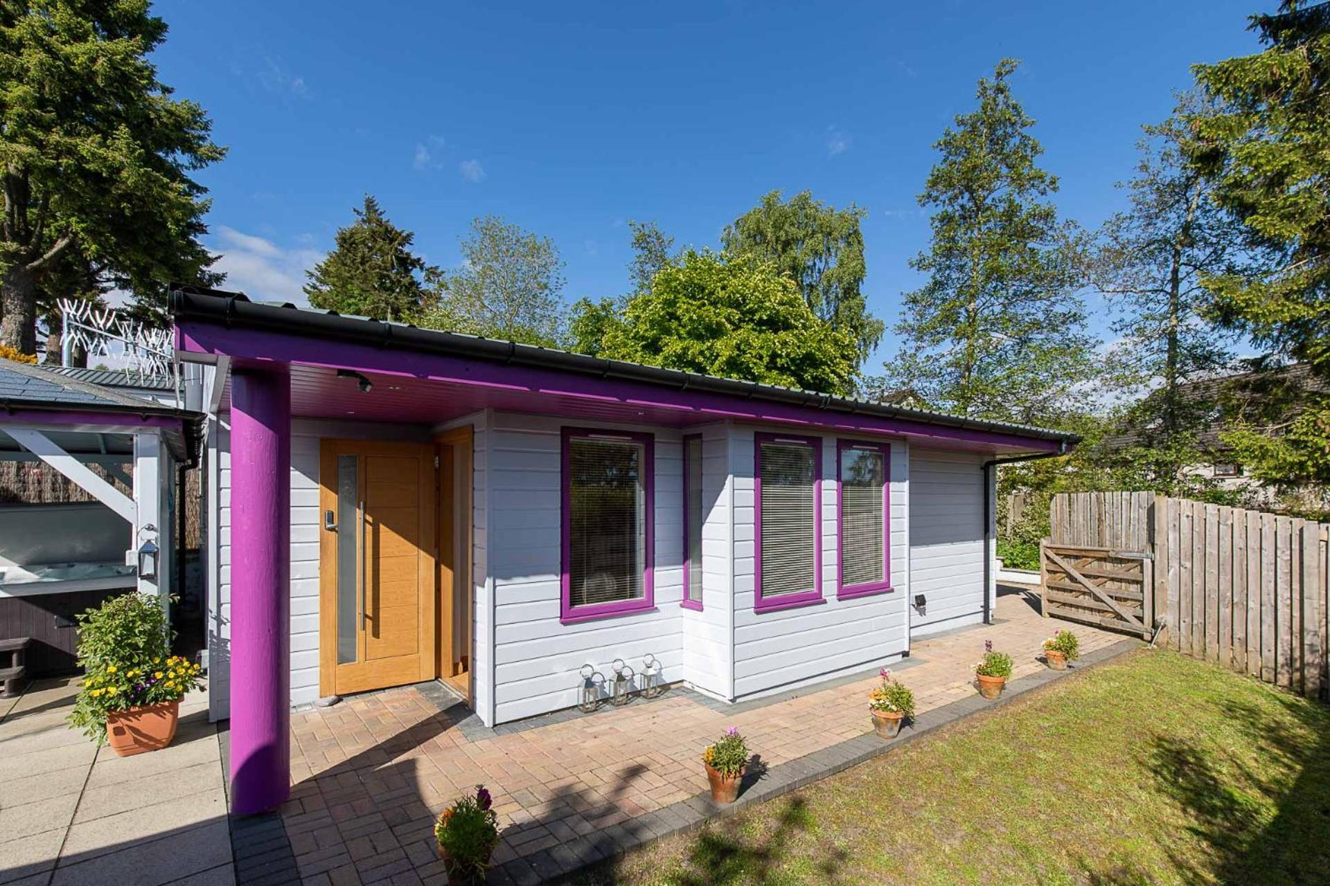 The Retreat Cabin Pitlochry Buitenkant foto