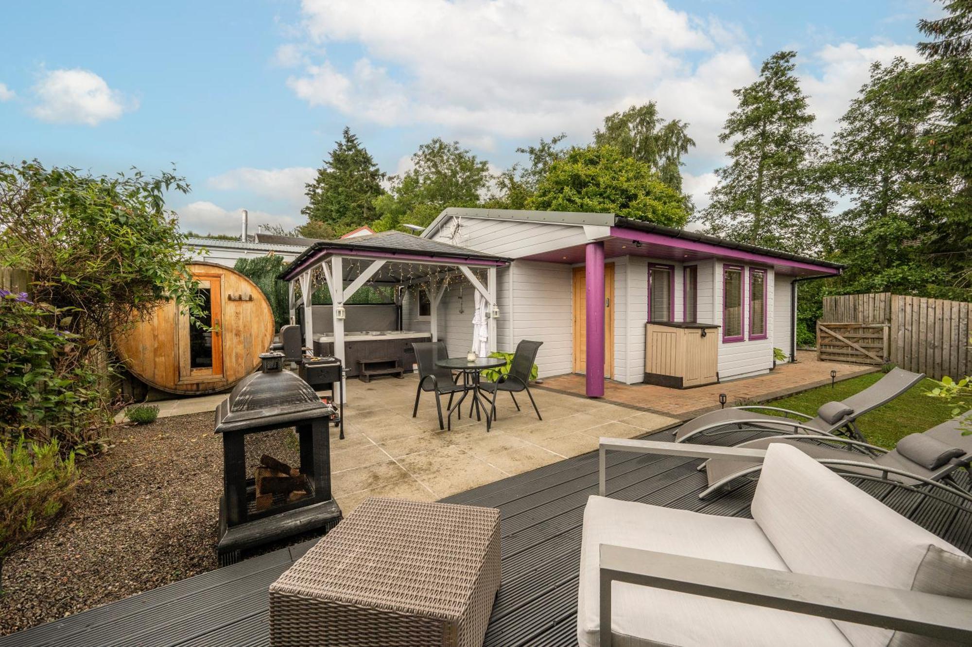 The Retreat Cabin Pitlochry Buitenkant foto